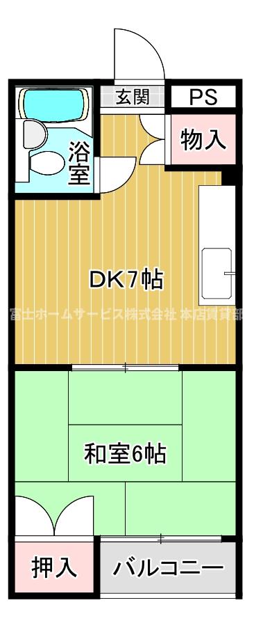 3階の間取り図
