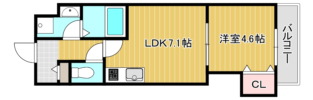 2階の間取り図