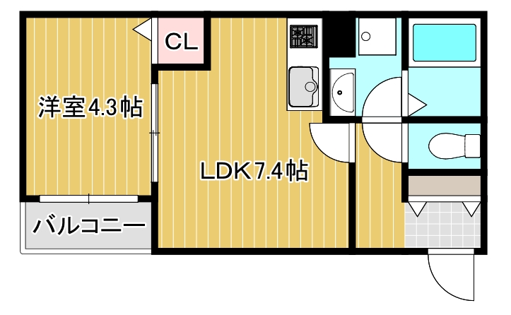 1階の間取り図