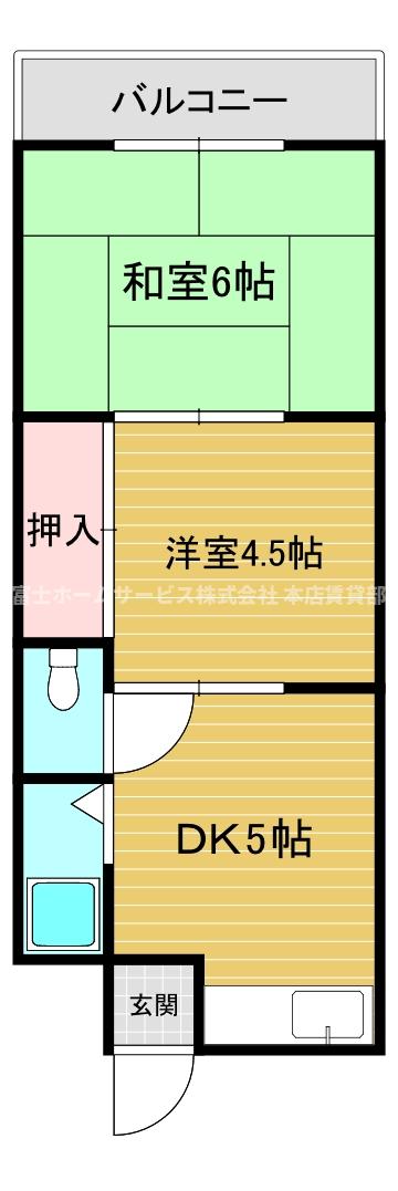 1階の間取り図