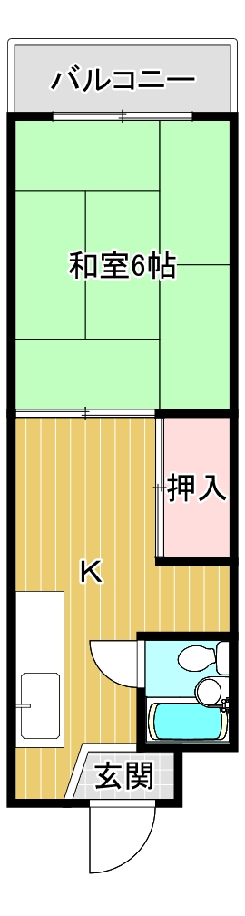 8階の間取り図