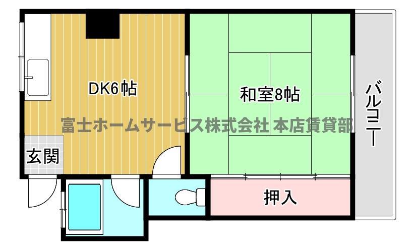 2階の間取り図