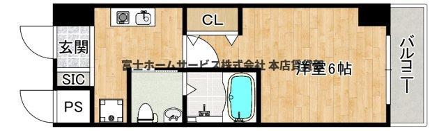 2階の間取り図