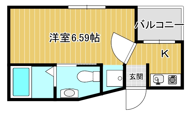 4階の間取り図