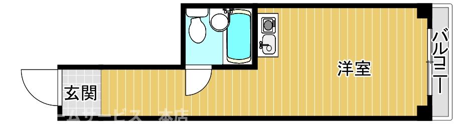 2階の間取り図