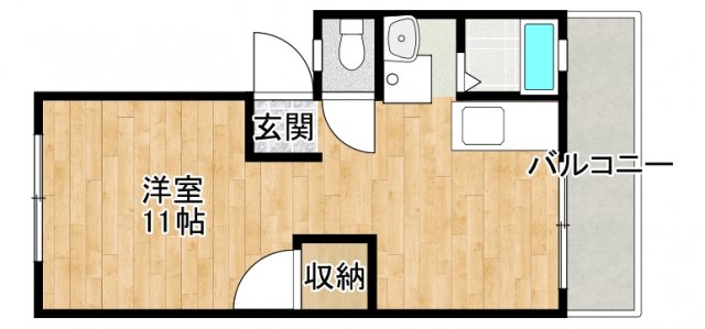 1階の間取り図