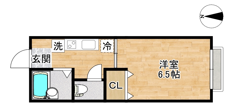 2階の間取り図