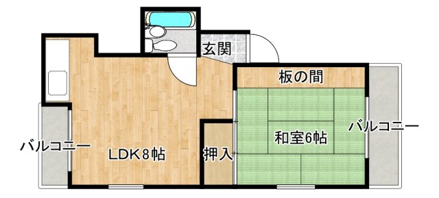 4階の間取り図