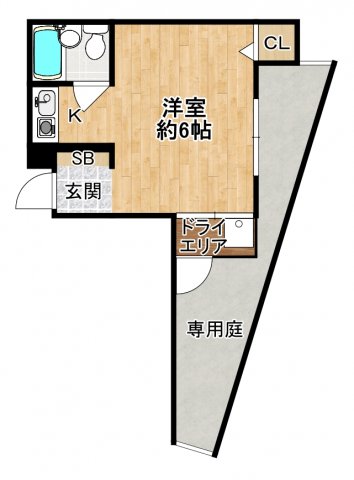 2階の間取り図