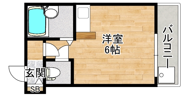 4階の間取り図