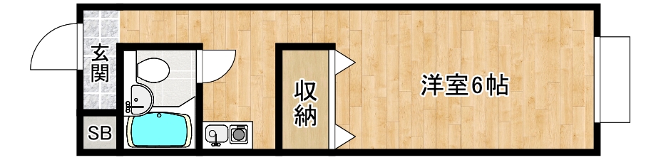 2階の間取り図