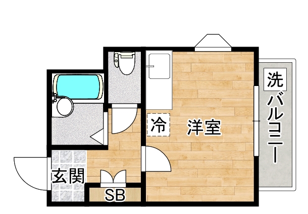 3階の間取り図