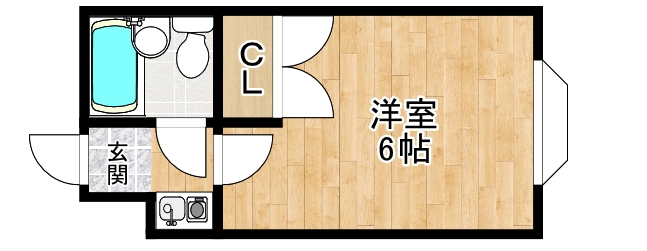 2階の間取り図