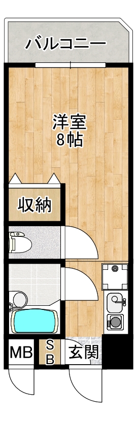 1階の間取り図