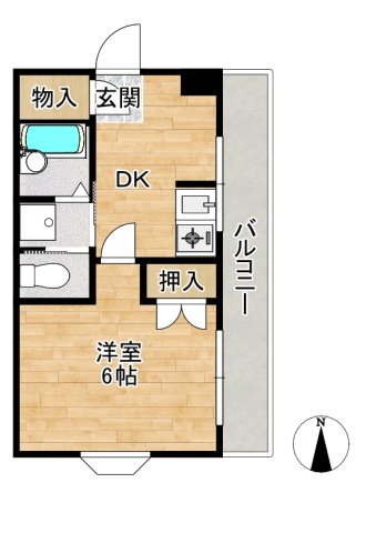 4階の間取り図
