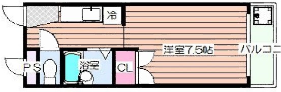 2階の間取り図