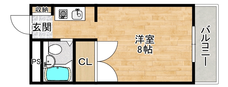 1階の間取り図