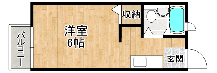 1階の間取り図
