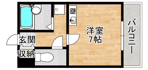1階の間取り図