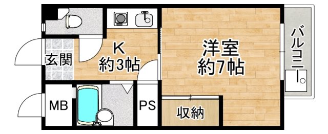 2階の間取り図