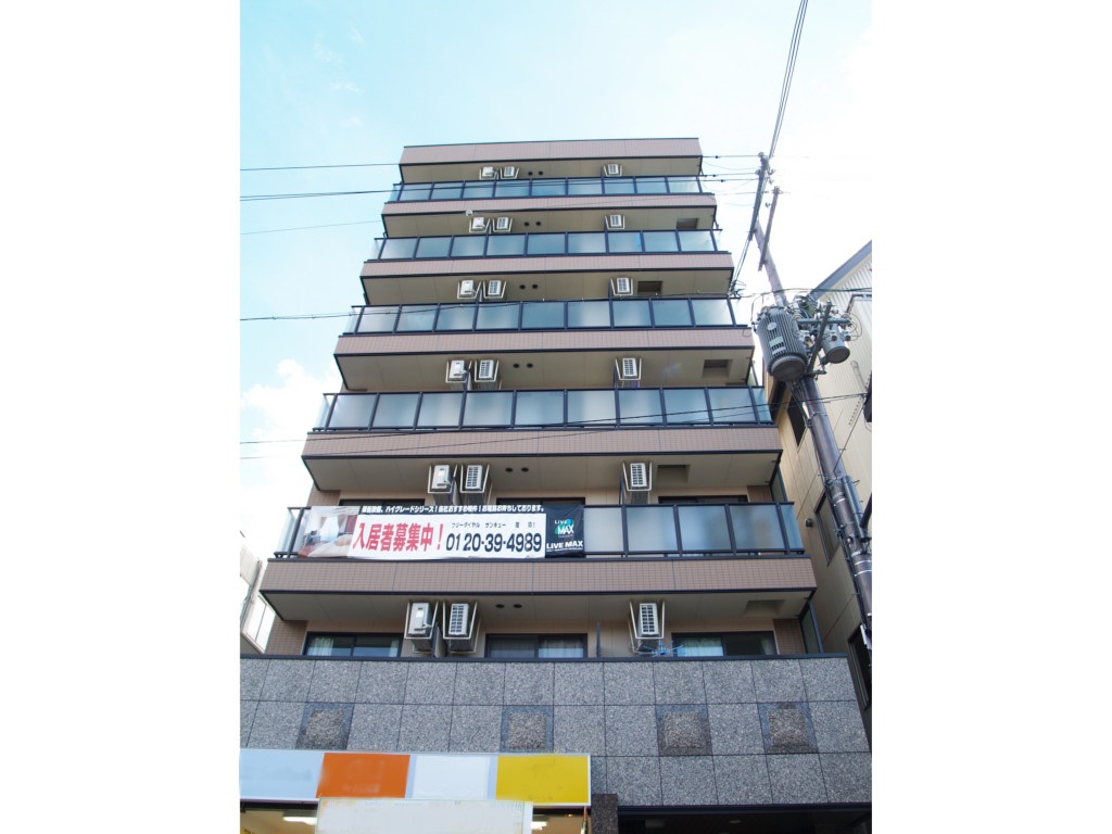 堺市北区北長尾町１丁の賃貸マンションの外観