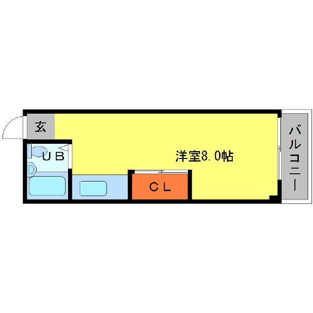 2階の間取り図