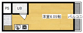 4階の間取り図