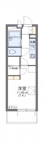 代表的な間取のため実際の間取とは異なる場合があります
