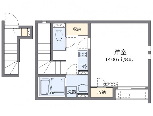 代表的な間取のため実際の間取とは異なる場合があります