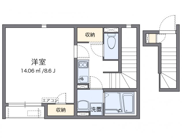 代表的な間取のため実際の間取とは異なる場合があります