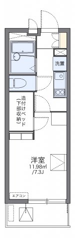 代表的な間取のため実際の間取とは異なる場合があります
