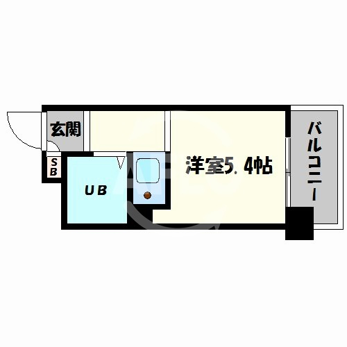 パークサイド上本町駅前　間取り