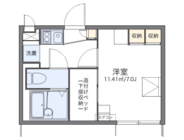 代表的な間取のため実際の間取とは異なる場合があります