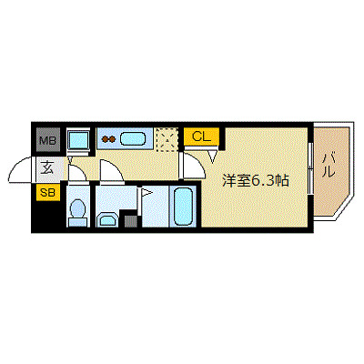 10階の間取り図