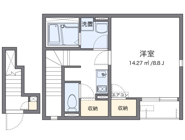 代表的な間取のため実際の間取とは異なる場合があります