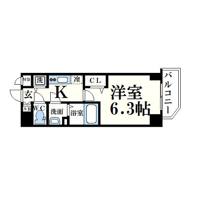 7階の間取り図