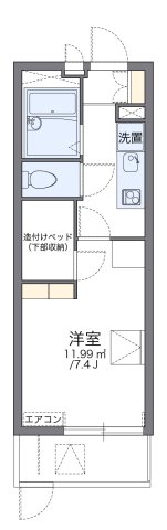代表的な間取のため実際の間取とは異なる場合があります