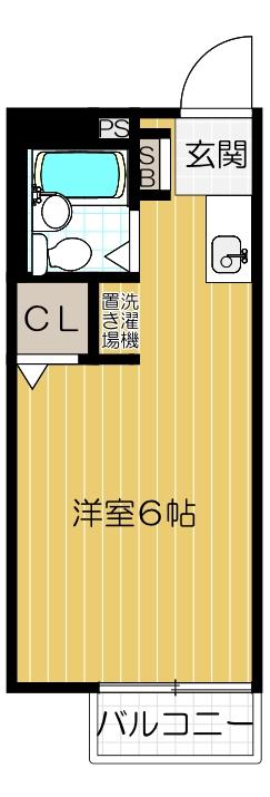 1階の間取り図