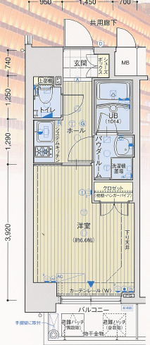 2階の間取り図
