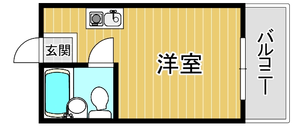 6階の間取り図
