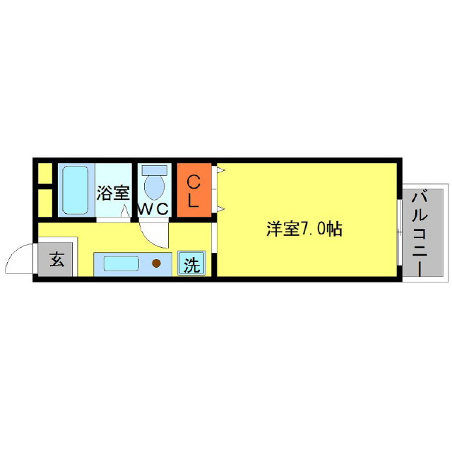 2階の間取り図