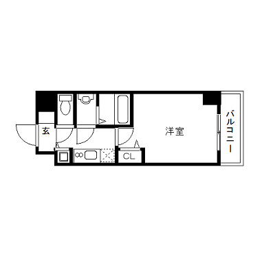 4階の間取り図