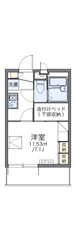 4階の間取り図