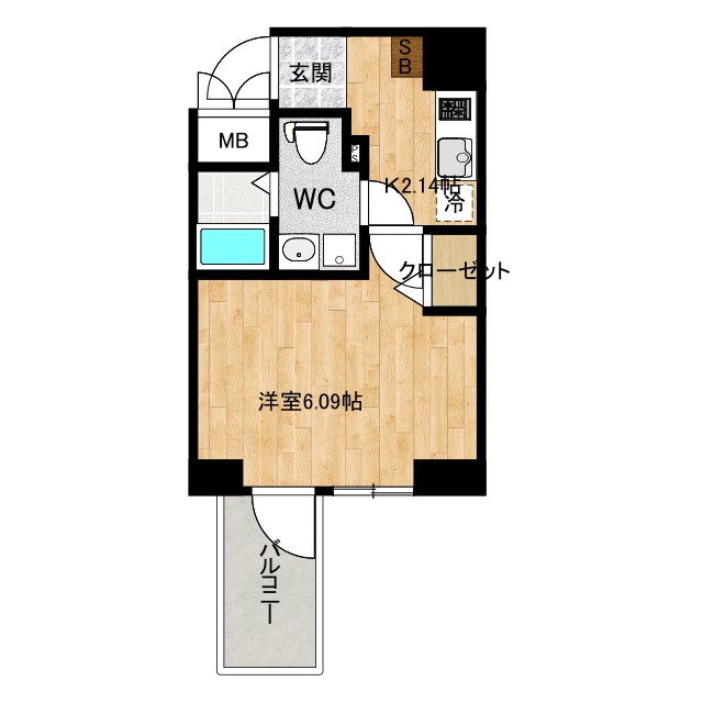 5階の間取り図