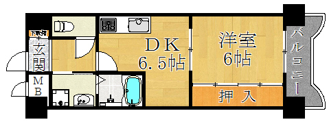 7階の間取り図