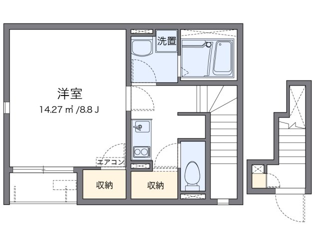 代表的な間取のため実際の間取とは異なる場合があります