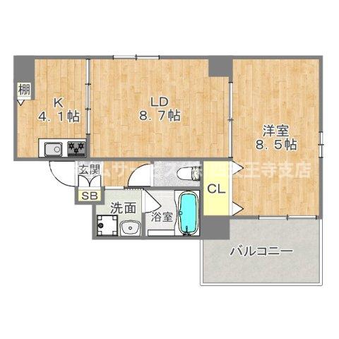 2階の間取り図