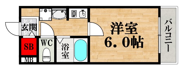 4階の間取り図