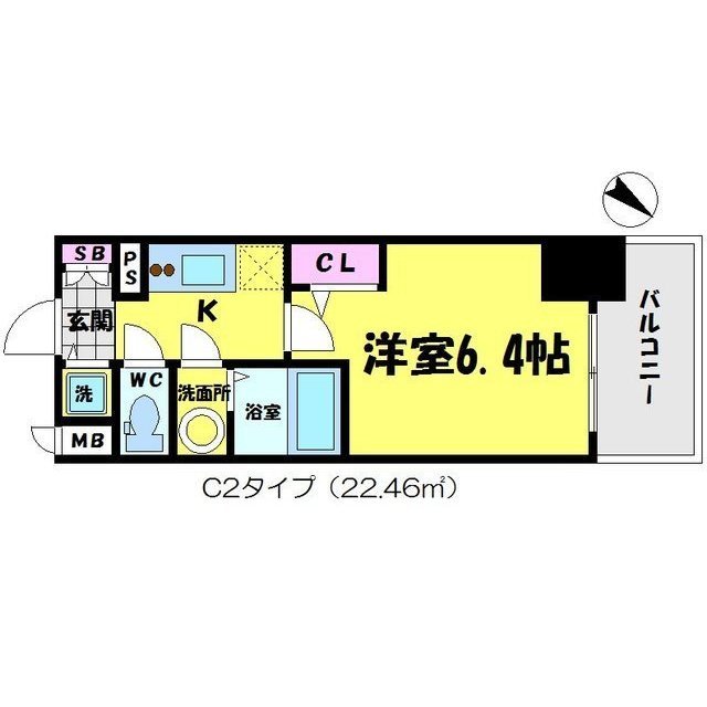5階の間取り図