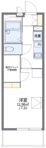 代表的な間取のため実際の間取とは異なる場合があります